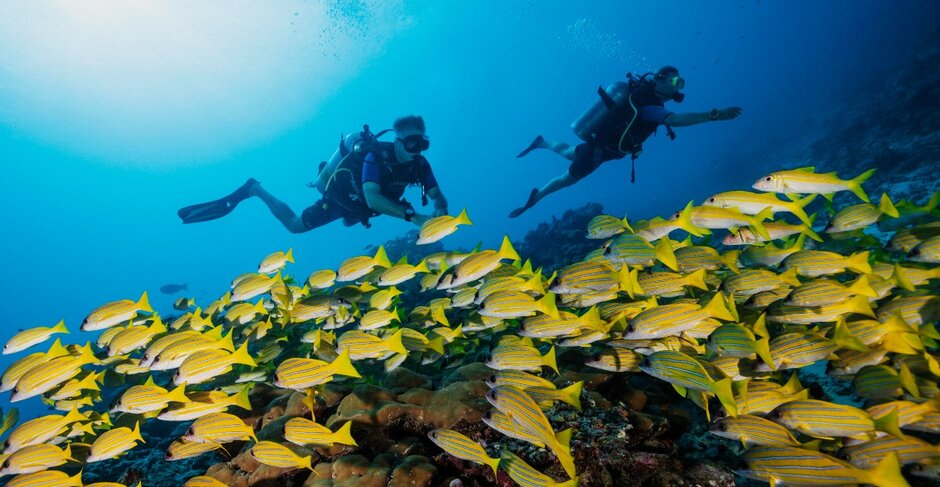 Holiday Inn Resort Kandooma Maldives offers free scuba diving for guests