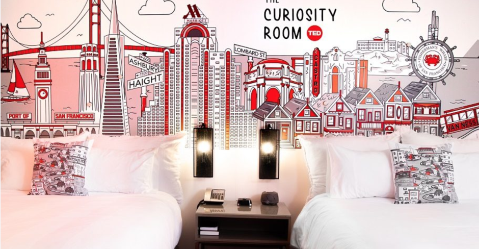 Marriott partners with TED to offer interactive, educational rooms