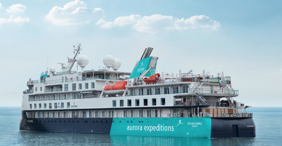 Aurora Expeditions christens Sylvia Earle ship in Antarctica