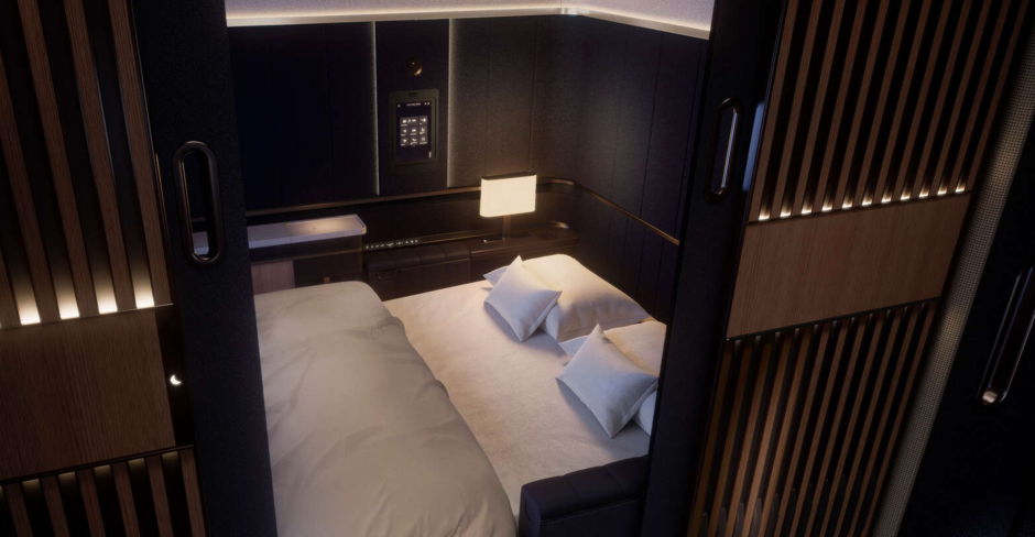 Lufthansa unveils new first-class suites with double beds