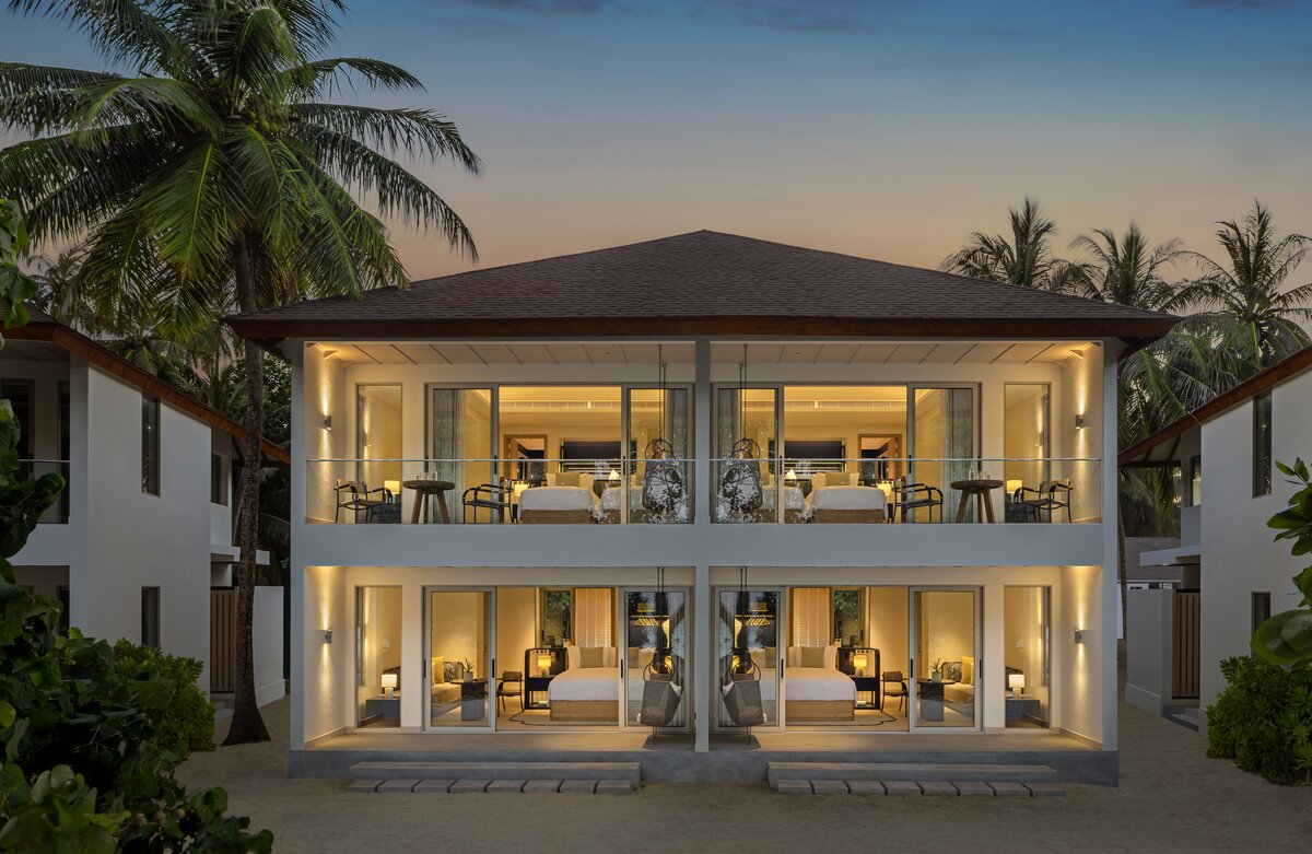 Avani+ Fares Maldives Resort, Avani four bedroom beach pavilion