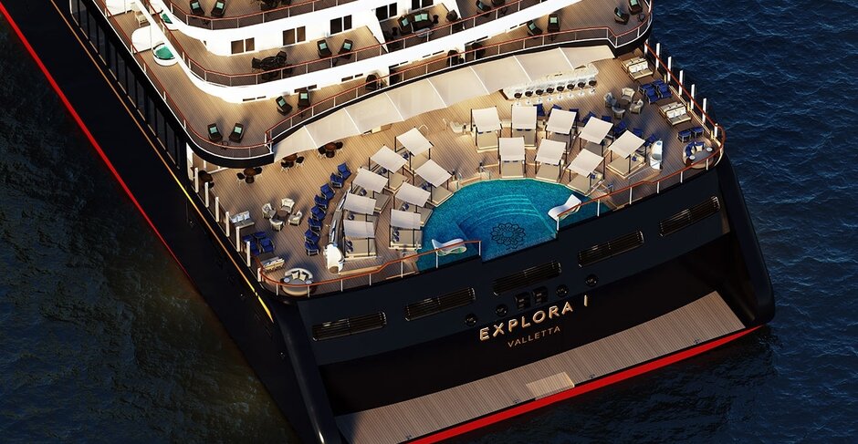 Explora I maiden voyage postponed due to issue with materials
